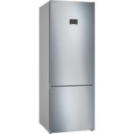 ثلاجة بوش Series 4 نوفروست ديجيتال، 559 لتر، ستانلس ستيل - KGN56CI30U