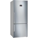 ثلاجة نوفروست بوش Series 6 ديجيتال، 526 لتر، ستانلس ستيل - KGN76CI3E8