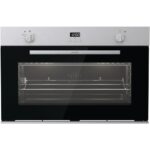 Gorenje Essential Line Built-In Gas Oven With Electric Grill, 90 cm, 88 Liter, Stainless Steel - BOG9832E01X