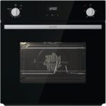 فرن غاز بلت ان بشواية كهرباء جورنجي Advanced Line، مقاس 60 سم، 77 لتر، اسود - BOGX6632E05BG