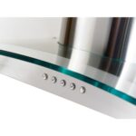 ELBA Built In Island Hood, 90 cm, Stainless Steel - ECH 9665 GLX - Image 4