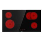 Gorenje Built In Electric Hob, 5 Burners, 90 cm, Black - ECS959BCSC - Image 2