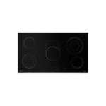 ELBA Elio Ceramic Built In Electric Hob, 5 Burners, 90 cm, Black - EVC905XF