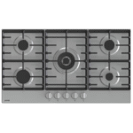 Gorenje Built In Gas Hob, 5 Burners, 90 cm, Stainless Steel - GW9C51X