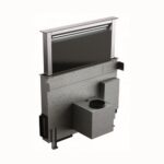 ELBA Built In Hood, 90 cm, Stainless Steel - KCH 5010 BK