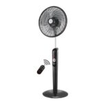 Prifix Tango Digital Stand Fan With Remote Control, 17 Inch, Black - SFT-173 - Image 2