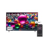 شاشة تلفزيون سمارت ال جى مقاس55 بوصه LED بدون اطار، بدقة 4K UHD، بريسيفر داخلي - 55UA85006LA