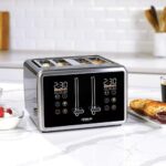 محمصة خبز رقمية 4 شرائح، أسود BT118-3072 من ارشيا - Image 4