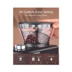 مطحنة قهوة ارشيا Premium، بقوة 200 وات، رمادي - CG014-2959 - Image 6