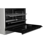Bosch Serie 6 Digital Gas Cooker, 5 Burners, 90 cm, Stainless Steel - HGP3I8W50S - Image 4