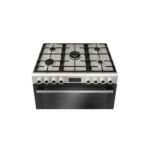 Bosch Series 6 Digital Gas Cooker, 5 Burners, 90 cm, Stainless Steel - HGX3G8W50S - Image 2
