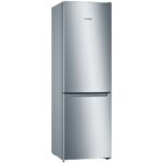 Bosch Series 2 No Frost Refrigerator, 302 Liter, Stainless Steel - KGN36NL30U