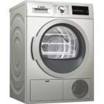Bosch Clothes Dryer, Capacity 8 Kg, With Condenser, Ionix Polish Silver, WTN8542SEG