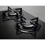 Zanussi Built In Gas Hob, 4 Bruner, 60 cm, Black Glass - ZGO62414BA - Image 2