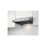 Zanussi Slim Built-In Visor Hood, 60cm, Stainless Steel and Black - ZHT631X - Image 2