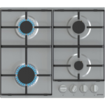 مسطح غاز جورنجي بلت ان ، 4 شعلات، 60 سم، ستانلس ستيل - G640EX