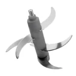 ⁦قطاعة سمارت وعاء سعة 2 لتر غير قابل للكسر بقوة 700 وات 6 سلاح -2 سرعة⁩ - الصورة ⁦2⁩