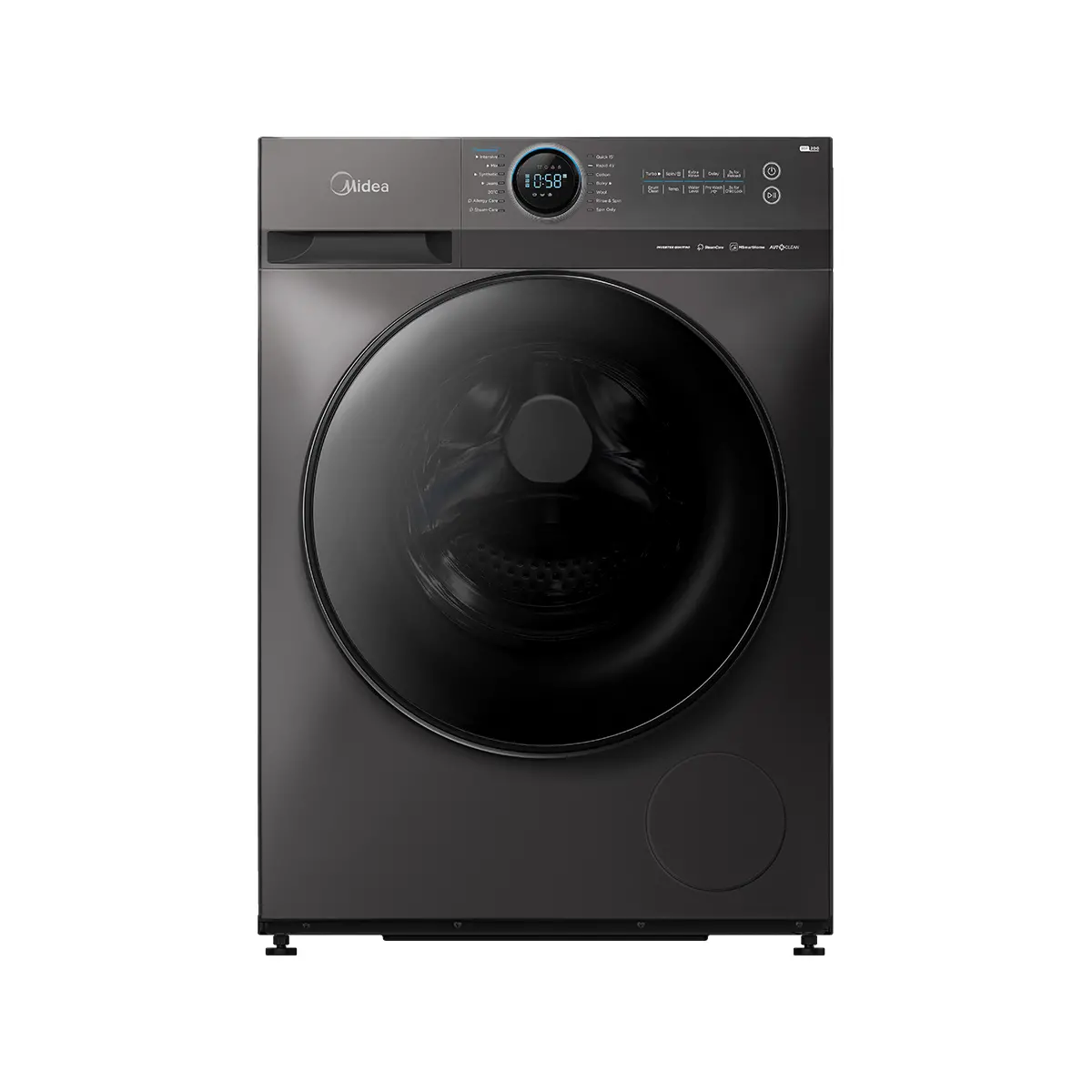 正-TAI1 غسالة ميديا 9 كجم تحميل أمامى إنفرتر موتور - خاصية البخار وتكنولوجيا الHealth Guard MF200W90B/TTC - الصورة 1