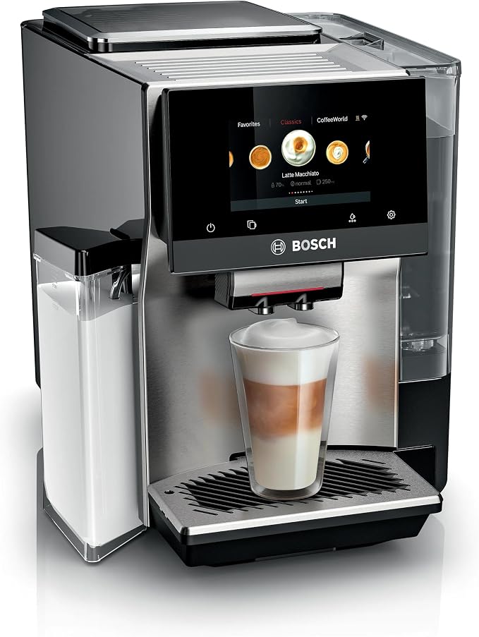 81Ev20naFkL._AC_SX679_ اسبرسو ماشيين بوش اوتوماتيك Verocafe Series8 ديجيتال تاتش ستانلس×اسود TQE80703 - Image 1